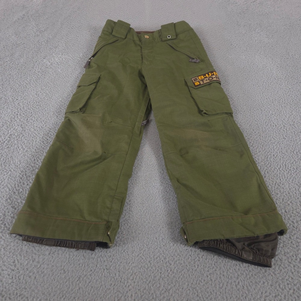 Burton Pants Boys Medium 7/8 Exile Cargo Ripstop Dryride Insulated Snowboard